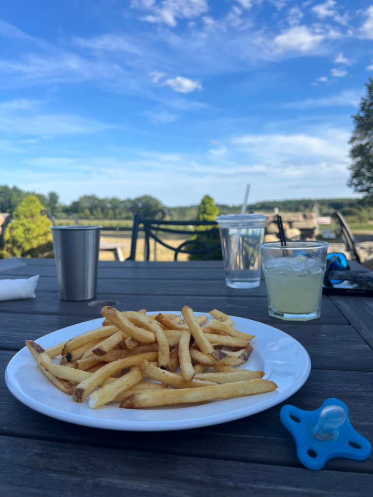 Dining out with baby
